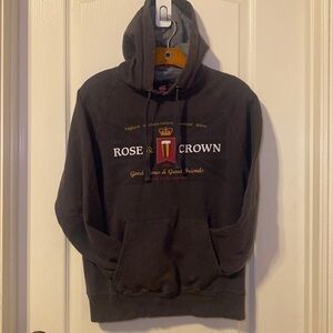 Disney Parks Rose and Crown Epcot Gray Graphic Sweatshirt Size Small GUC